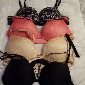 4 Victoria secret 38b bras